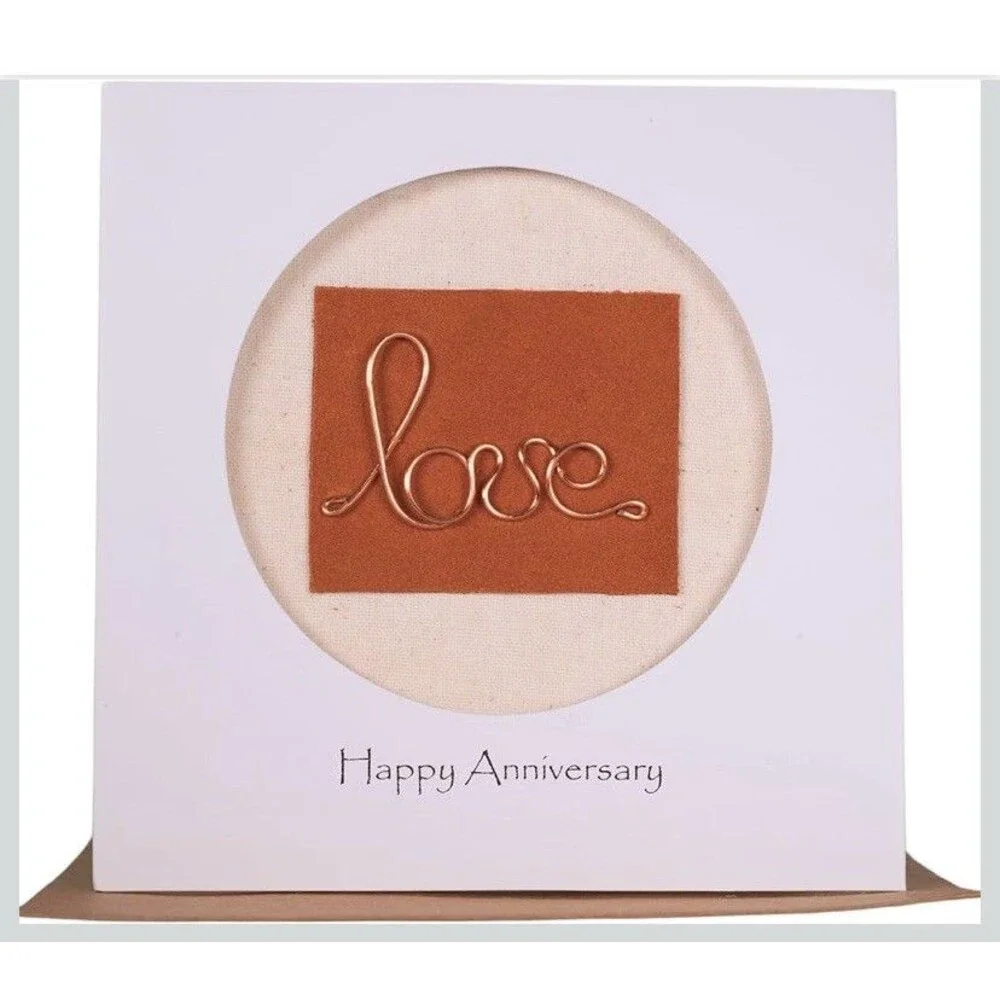 Love/7 Year Anniversary/Wedding/Card-Camellia Bees-BRAND NEW SEALED